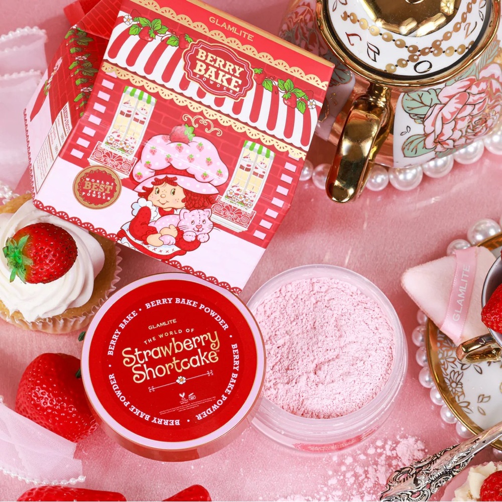 Glamlite Strawberry Shortcake Berry Bake Powder - Pink